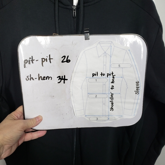 Adidas Essentials Full Zip Hoodie Track Jacket Black size XL Tall NEW - Picture 9 of 9